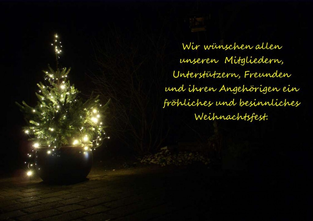 Weihnachten steht vor der Tür