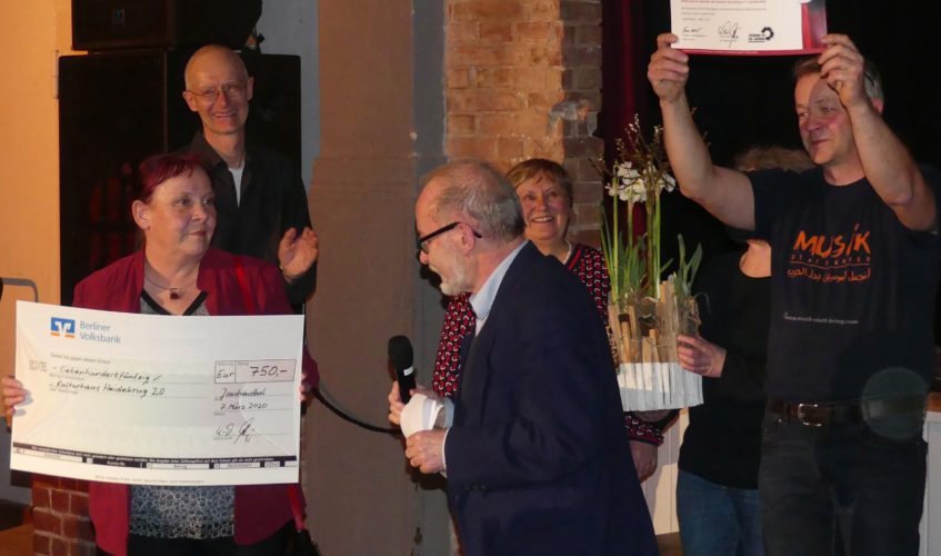 Kulturhaus Heidekrug 2.0 erhält Barnimer Kulturpreis 2019