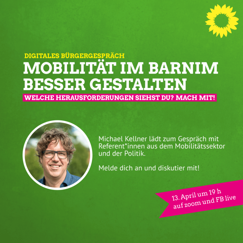 Digitales Bürgergespräch: Mobilität im Barnim besser gestalten