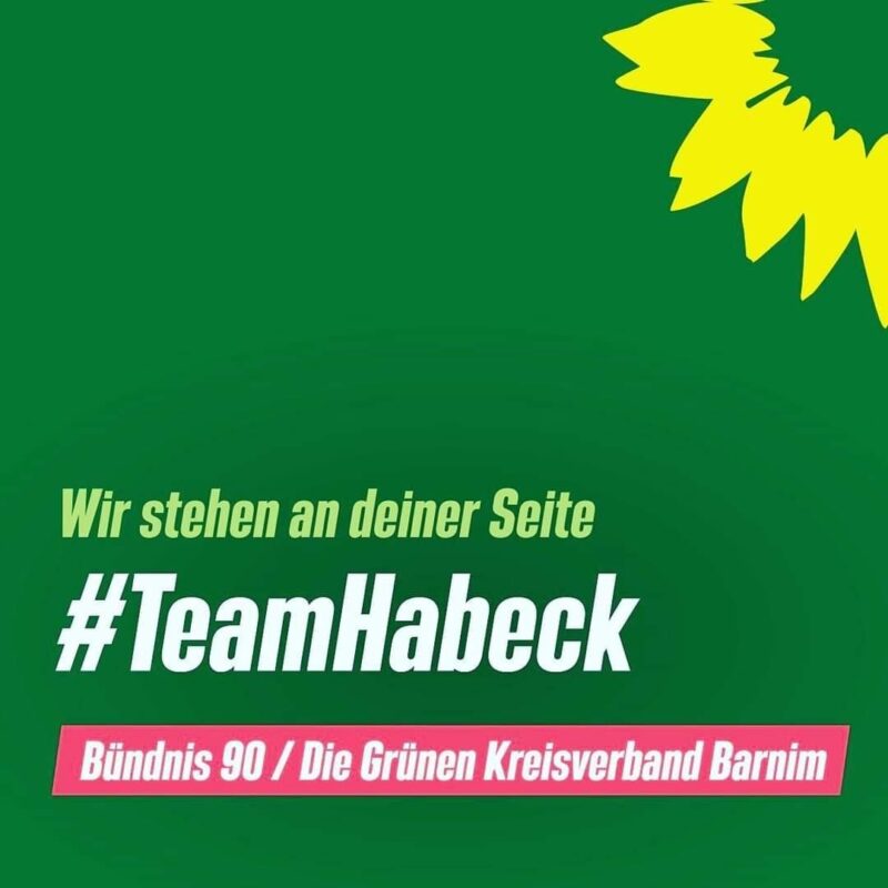 Unterstützung für Robert Habeck