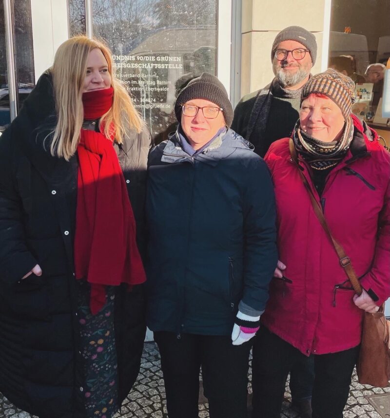 Agrar-Demo1 Besuch von Landwirten bei Bündnis 90/Die Grünen in Eberswalde